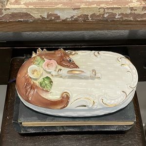 Hand painted trinket box Japan